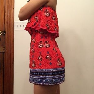 Red Pattern Dress